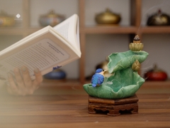 Lư đồng hoạ mi lá sen nhỏ