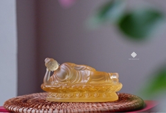 Tượng Đức Phật nhập Niết bàn lưu ly vàng