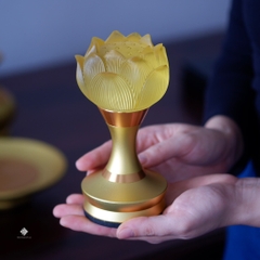 Bộ ban thờ đồng vàng