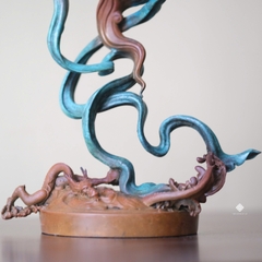 Tượng đồng Quan Âm Thuỷ Nguyệt 45cm