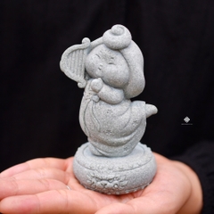 Thiên nữ đàn hạc đá sa thạch