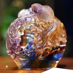 Đế đựng danh thiếp song ngư hỷ lạc