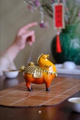 Lư đồng lộc mã vàng