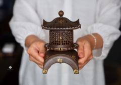 Lư lầu cổ thiên hương bằng hợp kim