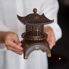 Lư lầu cổ thiên hương bằng hợp kim