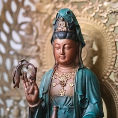Tượng đồng Quan Âm Bồ tát 28cm