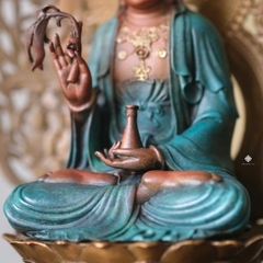 Tượng đồng Quan Âm Bồ tát 28cm