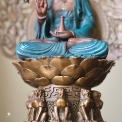 Tượng đồng Quan Âm Bồ tát 28cm
