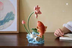Tượng đồng Liên ngư sương ngọc