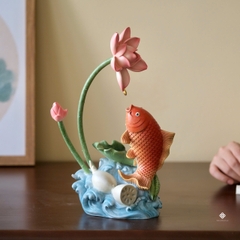 Tượng đồng Liên ngư sương ngọc