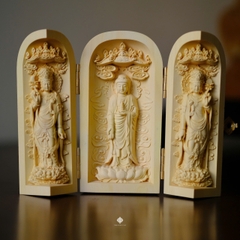 Bộ tượng Đông Phương Tam Thánh mini