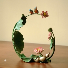 Tượng đồng song điểu liên thành
