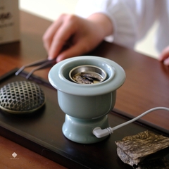 Lư điện phúc lạc men ngọc