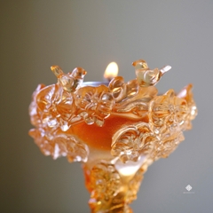 Chân nến/xông trầm hoa điểu cát tường