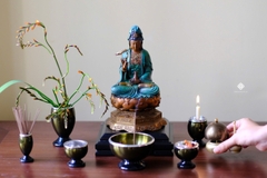 Tượng đồng Quan Âm Bồ tát 23.8cm