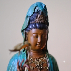 Tượng đồng Quan Âm Bồ tát 23.8cm