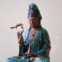 Tượng đồng Quan Âm Bồ tát 23.8cm