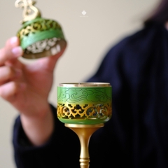 Lư đồng phượng hoàng - xanh