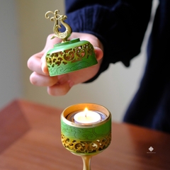 Lư đồng phượng hoàng - xanh