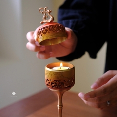 Lư đồng phượng hoàng - cam