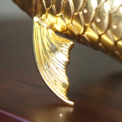 Tượng đồng Kim Long mạ vàng 24k (không kèm đế)