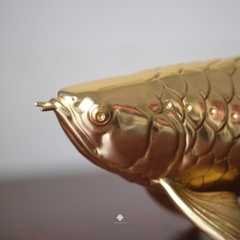 Tượng đồng Kim Long mạ vàng 24k (không kèm đế)