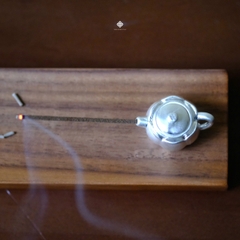 Khay gỗ xông trầm trà hương