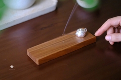Khay gỗ xông trầm trà hương