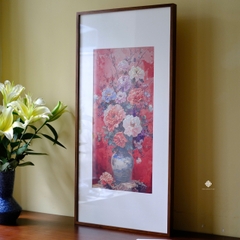 Tranh đồng Mẫu đơn phú quý