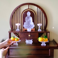 Ban thờ lưu ly trắng nhỏ