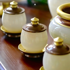 Chén nước ngọc bích xanh