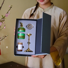 Bộ quà tặng thưởng trầm Phượng Hoàng