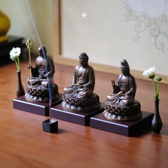 Tượng đồng Địa Tạng 10cm