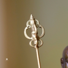 Tượng đồng Địa Tạng 10cm