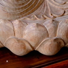 Tượng Quan Âm Bồ Tát gỗ gõ 45cm