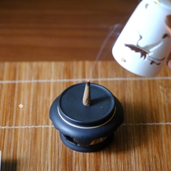 Lư gốm thiền hạc