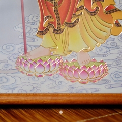 Tranh đồng khắc tay Địa Tạng Bồ Tát