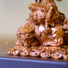 Tượng đồng Văn Thù Bồ Tát 9cm