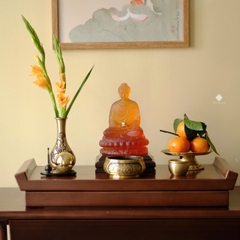 Ban thờ đồng liên hoa tinh giản