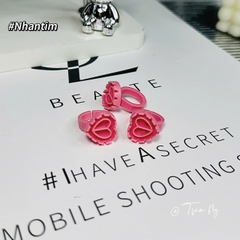 Nhẫn đựng keo trái tim