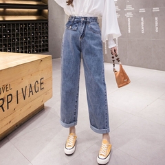 Quần Baggy Jeans Nữ Phong Cách