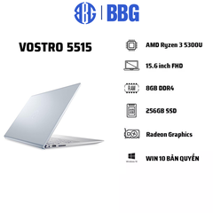 Máy tính xách tay Dell Vostro 5515 (R3 5300U, 8GB, 256GB SSD, AMD Radeon Graphics, 15.6