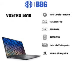 Máy tính xách tay Laptop Dell Vostro 5510 (Intel Core i5-11320H,8GB RAM,512GB SSD,15.6