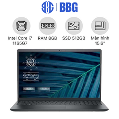 Máy tính xách tay Laptop Dell Vostro 15 3510 (i7-1165G7/8GD4 (1*8G)/512SSD/15.6FHD/3C41W/ĐEN/W11SL/2GD5_MX350)