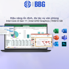 Máy tính xách tay Laptop Dell Vostro 3510 (Core i3-1115G4/15.6FHD/8G/256GBSSD/3C41Whr/Win 11/Đen)