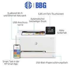 Máy in màu đơn năng HP Color LaserJet Pro M255dw - 7KW64A