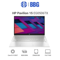 Máy tính xách tay Laptop HP Pavilion 15-eg0505TX (Core i5-1135G7/8GD4/512GSSD/2G_MX450/15.6FHD/3C41WHr/VÀNG/BẠC/W11SL)