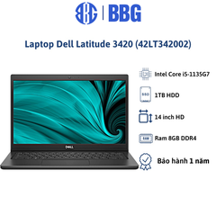 Máy tính xách tay Laptop Dell Latitude 3420 (core i5-1135G7/1TB HHD/ 14
