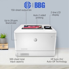 Máy in màu đơn năng HP Color LaserJet Pro M454dn - W1Y44A