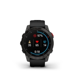 Đồng hồ thông minh epix Gen 2, Đen/Trắng/Sáng DLC Titanium với Dây Silicone,SEA